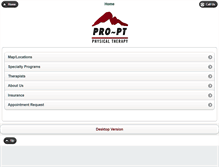 Tablet Screenshot of pro-pt.net